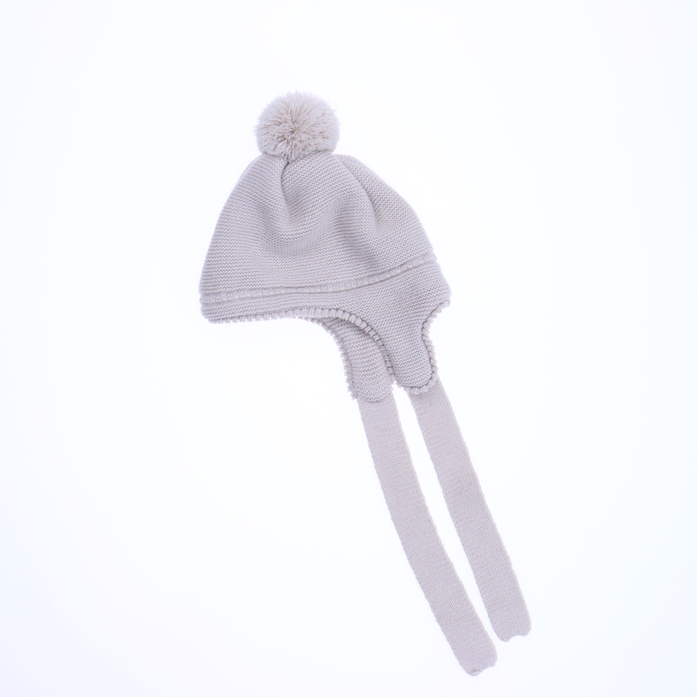 Unknown Brand Girls Tan Winter Hat size: 0-12 Months